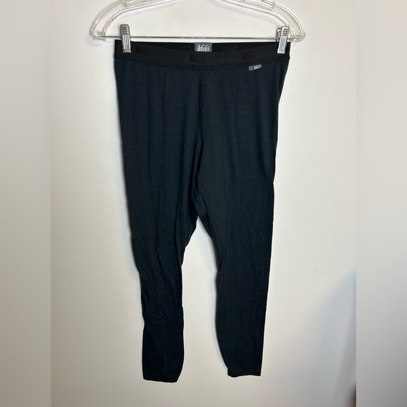 REI pull on Pants 100% Merino Wool Charcoal Gray Size S Men’s Winter Comfy - Picture 1 of 12